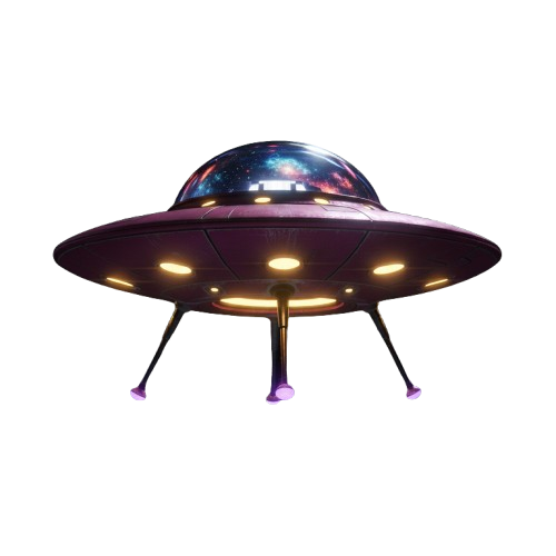 Nave espacial a navegar pelo site
